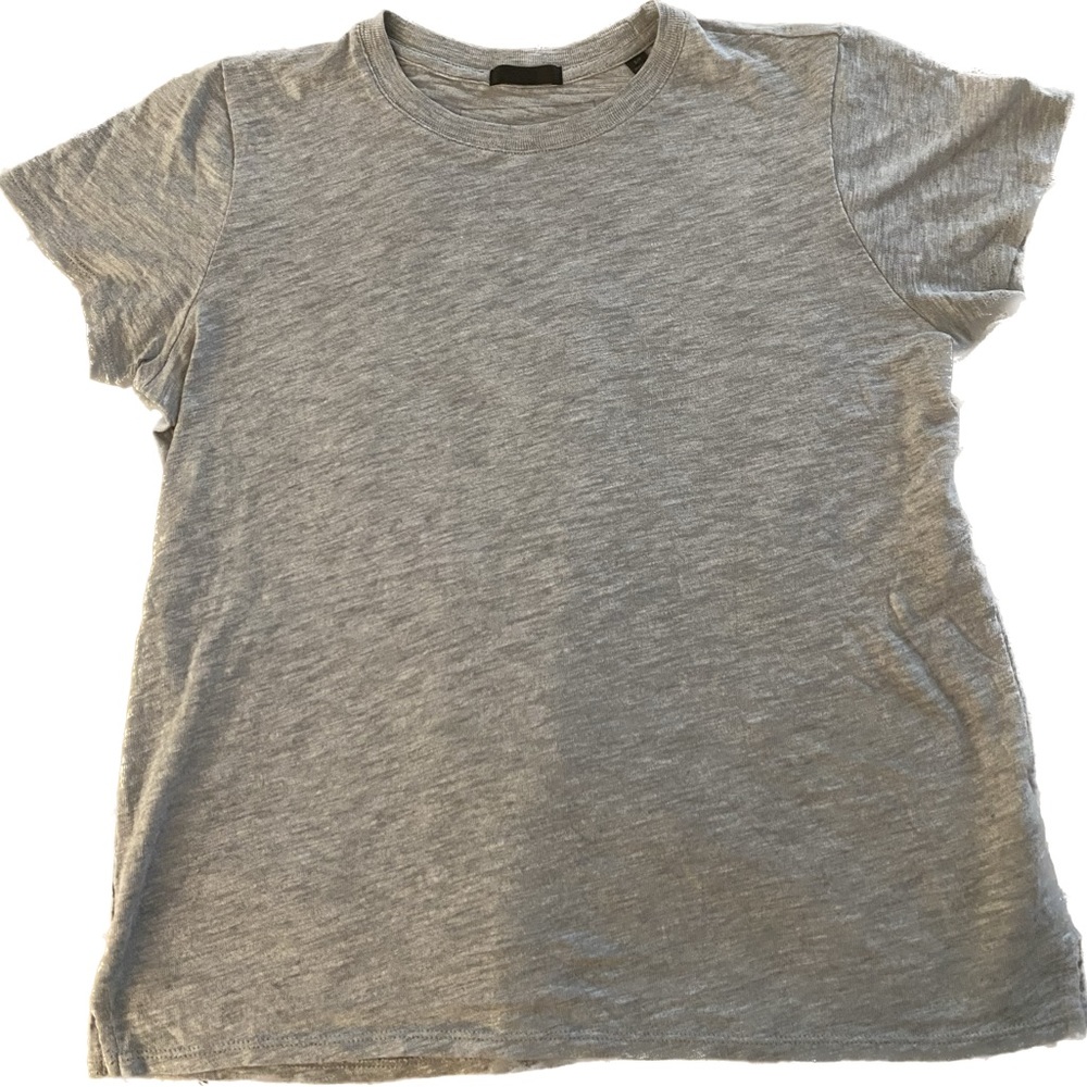 ATM Anthony Thomas Melillo T Shirt Crew Neck Heather Gray Grey S Small schoolboy
